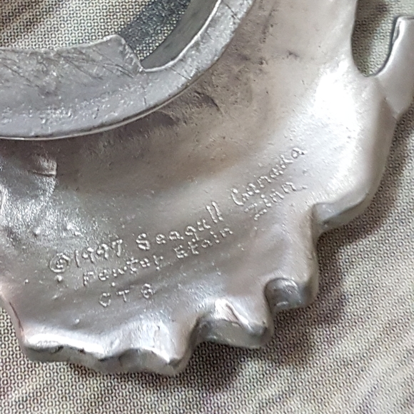 Seagull Pewter 1997 Angel tealight - Picture 5 of 6